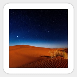 SCENERY 18 - Night Desert Sand Dune Landscape Sticker